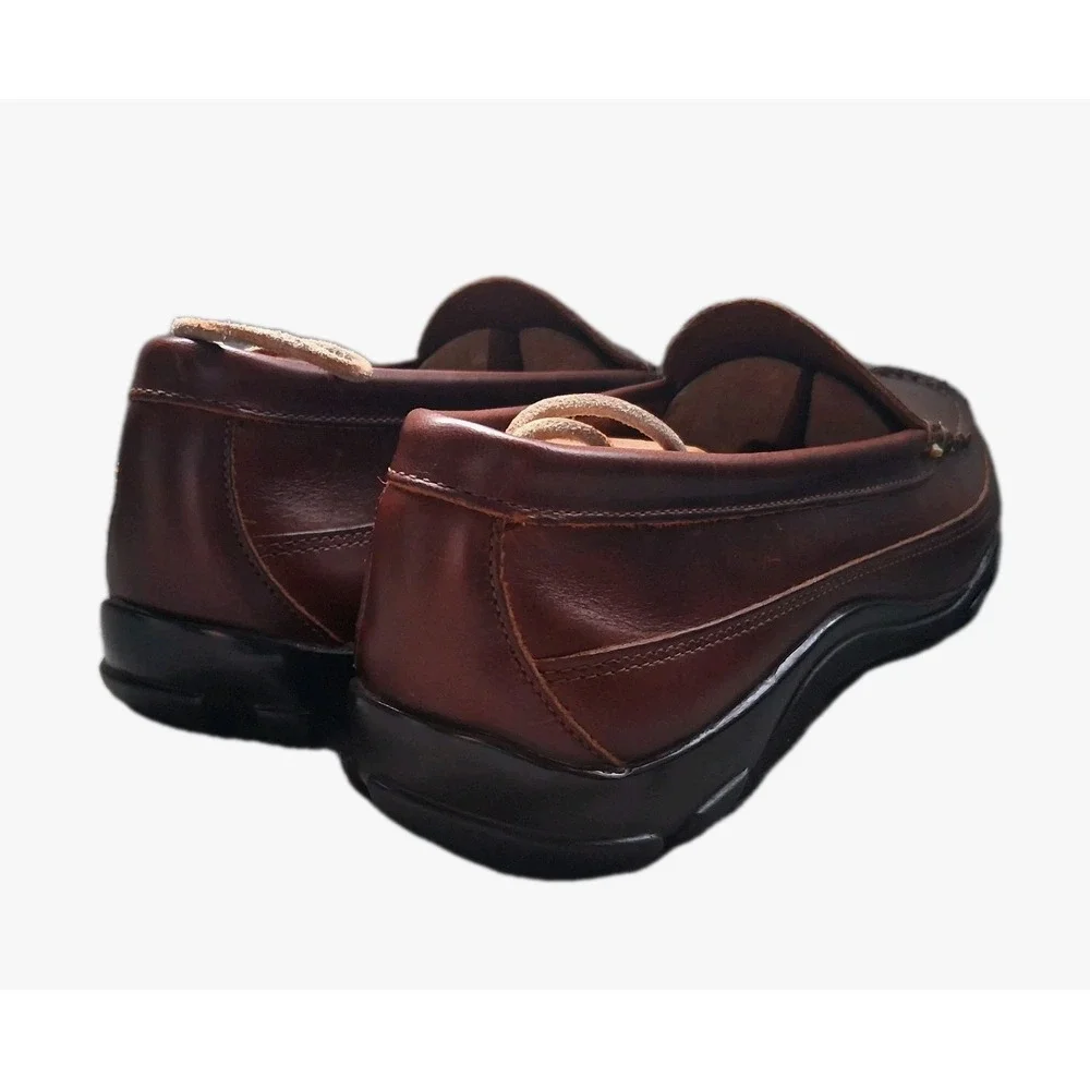 Allen Edmonds Port Washington Boulder Mens 12 D Hand Made Leather Loafers, Brown